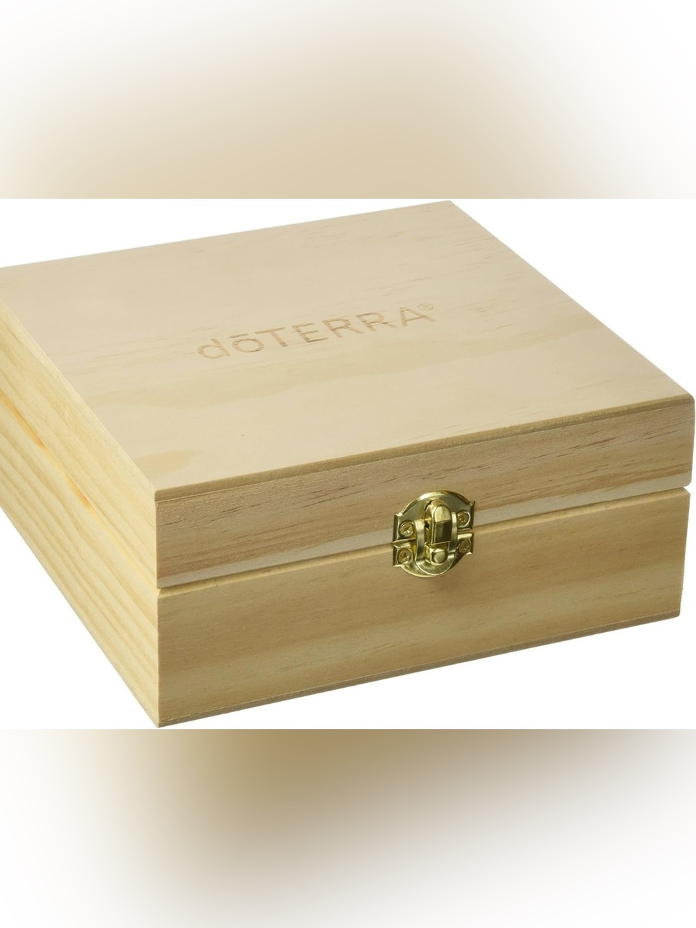 doTerra Wooden Essential Oil Boxes Storage Case Holds 25